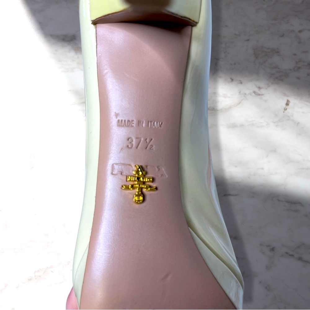 PRADA Authentic Nude Patent Leather Heels - Picture 11 of 12